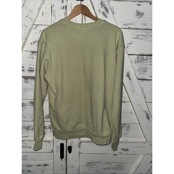 Talentless Crewneck Light Pale Green Thick Sweater Mens Size Small Sweatshirt - Picture 8 of 9